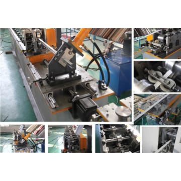 Automatic Steel T Bar Roll Forming Machine, Main T and Cross T For Veiling With Gypsum Board